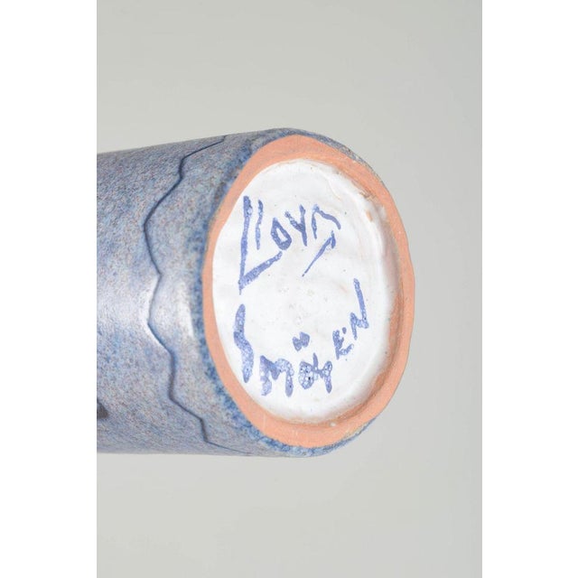 Mid-Century Ceramic Vase with Primitive Figures by Joseph Lloyd, Smögen, Sweden For Sale - Image 4 of 5