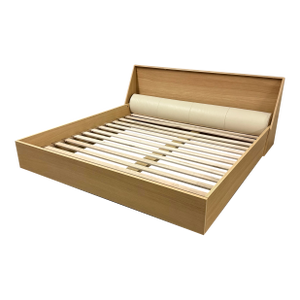 Eastern King Size Bespoke Verne White Oak Bed Frame