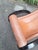 1970s Burgundy Leather Mod. Sgarsul Rocking Chair by Gae Aulenti for Poltronova, 1970s For Sale - Image 5 of 7