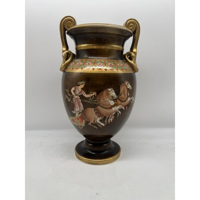 19th Century Roman Revival Vase Grand Tour Amphora Style, After Thomas Hope This 19th-century amphora-style vase is a...
