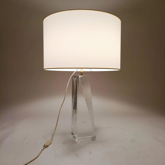 Gold Large Sculptural Table Lamp by Charles Hollis Jones, USA, 1970s For Sale - Image 8 of 18