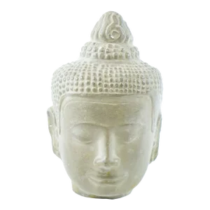 Late 19th Century Reproduction Head Of Buddha Louve Museum