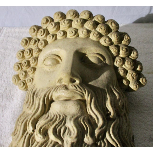 Greek Garden Sculpture of Zeus Chairish