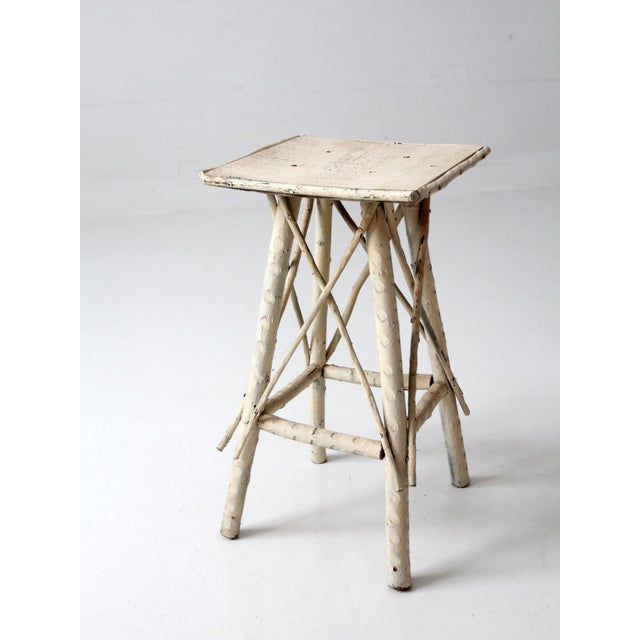 Antique Adirondack Twig Side Table For Sale - Image 13 of 17