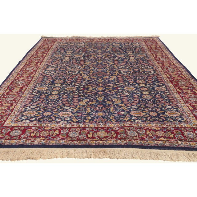 English Vintage Chinese Tabriz Rug, 05'00 X 08'07 For Sale - Image 3 of 11