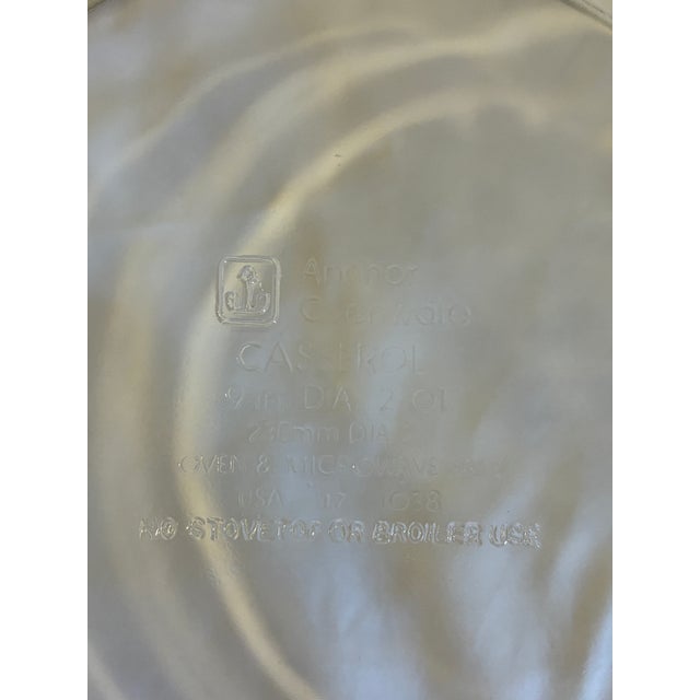 Metal Anchor Hocking Silver Plate Chafing Dish With Glass Insert For Sale - Image 7 of 11