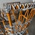 Cb2 Woven Rattan Bistro Dining Armchairs, Set of Six For Sale In San Francisco - Image 6 of 12