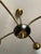 Chandelier with Four Tulips by Arlus, 1950 For Sale - Image 6 of 9