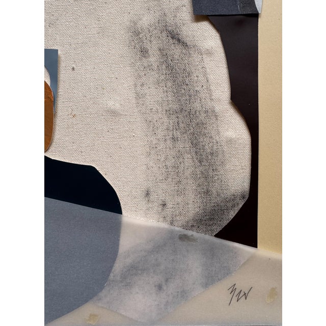 "Memorabilia 7" Original Mixed-Media Collage on Paper by Zac Woodiel For Sale In Little Rock - Image 6 of 9