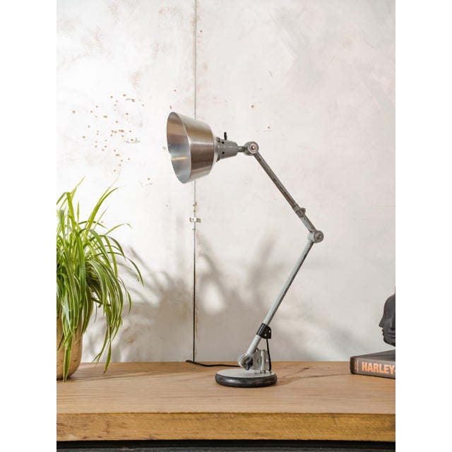 Gray R2 Desk Lamp with Aluminum Shade from Midgard, 1950s For Sale - Image 8 of 17