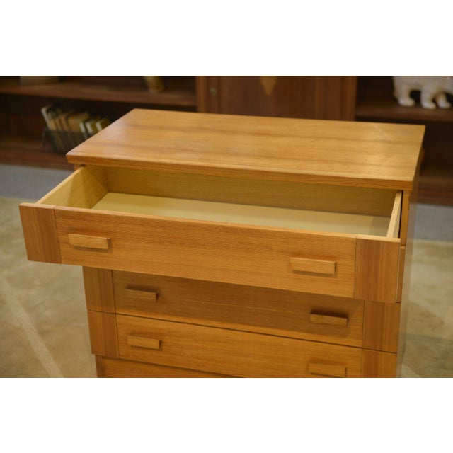 Pine Veneer Chest of Drawers, 1980s For Sale - Image 9 of 10