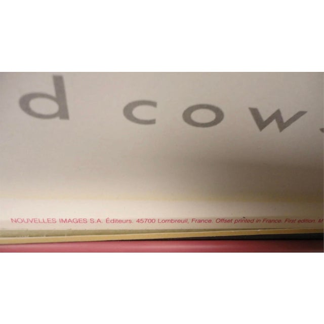 Andy Warhol Large 1989 Andy Warhol "Two Colored Cows" 1st Ed. Nouvelles Images Poster For Sale - Image 4 of 7