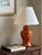 Mid-20th Century Burnt Orange Ceramic Ginger Jar Table Lamp For Sale - Image 4 of 11