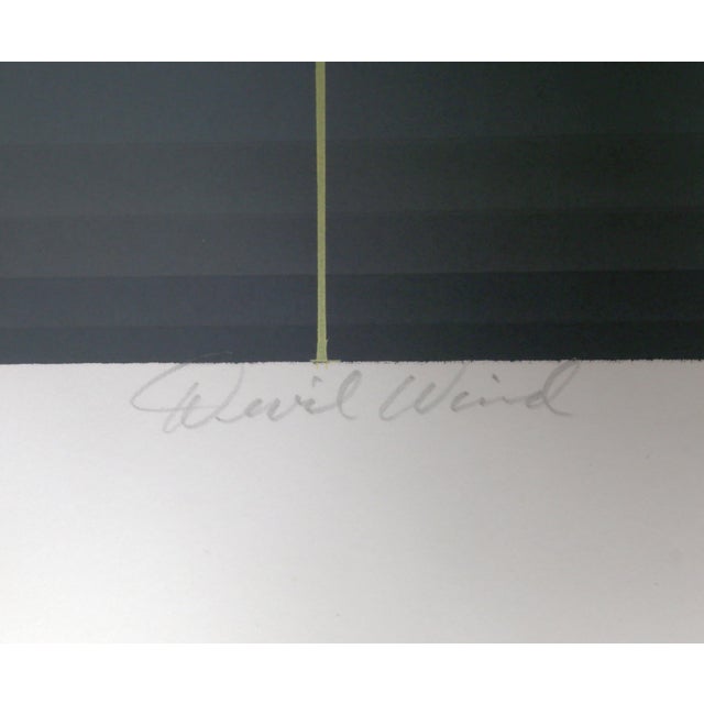 Op Art Roy Ahlgren, "Devil Wind", Op Art Screenprint For Sale - Image 3 of 4