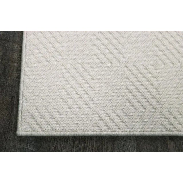Traditional Casa Cosima Sample - Natural Rugs Brentwood Snow Wool Rug For Sale - Image 3 of 5