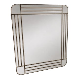 Antonio Lupi Art Deco Wall Mirror, Italy, C. 1970s For Sale