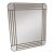 Antonio Lupi Art Deco Wall Mirror, Italy, C. 1970s For Sale