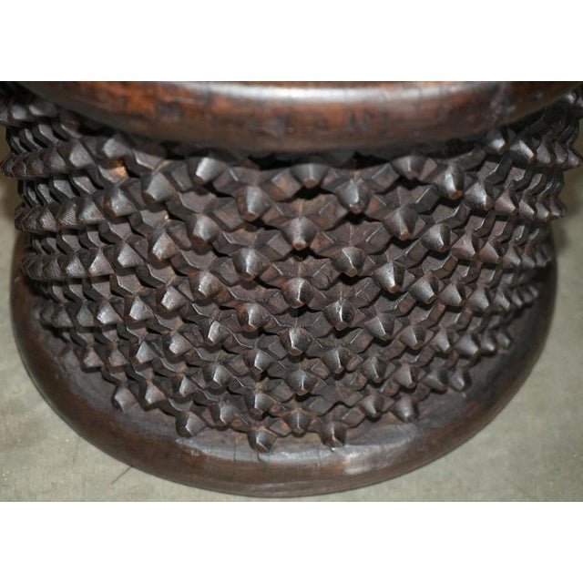 Hand-Carved Bamileke Side Table or Stool, Cameroon, 1930s For Sale - Image 11 of 15