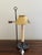 Metal Mid 20th Centur French Provincial Louis XVI Brass Bouillotte Lamp With Yellow Tole Shade For Sale - Image 7 of 11