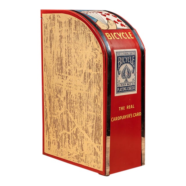 Vintage Bicycle 808 Playing Card Point-of-Sale Display For Sale