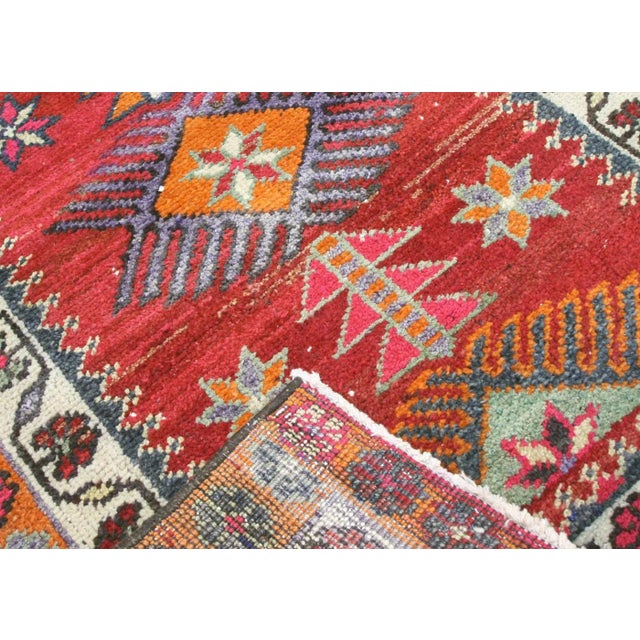 1960s Turkish Oushak Runner For Sale - Image 4 of 7