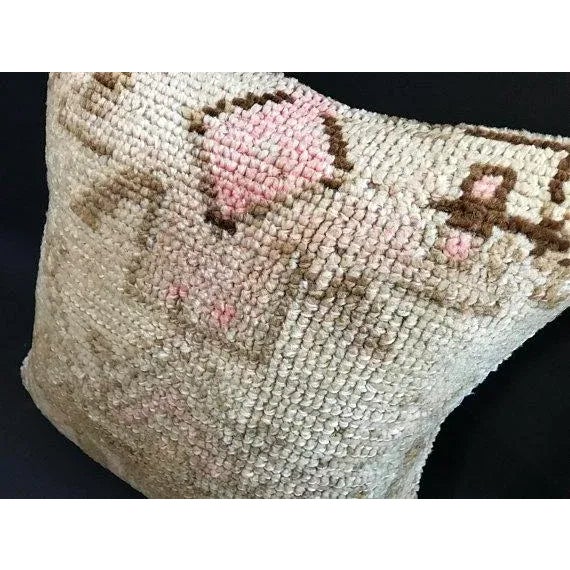 1960s Vintage Handwoven Oushak Pillow Cover For Sale - Image 5 of 11