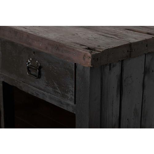 English Monumental Ebonised Pine Worktable, 1900s For Sale - Image 11 of 14