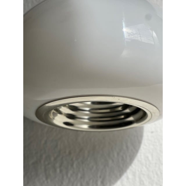 Mid-Century Modern Black and White Ceiling Lamp by Achille Castiglioni for Flos, 1970s For Sale - Image 3 of 7