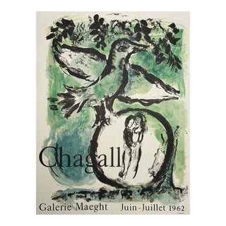 Marc Chagall - Vintage Galerie Maeght 1962 Lithograph (Published by Mourlot) For Sale