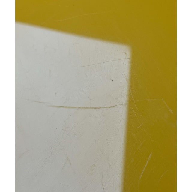 Postmodern Italian Yellow Plastic Tray from Guzzini For Sale - Image 16 of 18