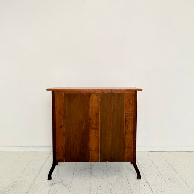 Art Nouveau Vertico Dresser with Flower Marquetry, France, 1905 For Sale - Image 11 of 18