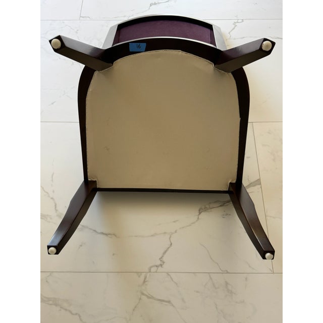 Mid Century French Moderne Dining Chairs in Mohair- Set of 16 or Option for Smaller Set For Sale - Image 9 of 18