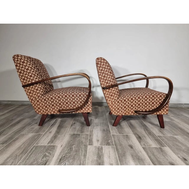 Art Deco Armchair by Jindrich Halabala For Sale - Image 10 of 11
