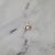 Contemporary Freshwater Pearl, Sapphire & Diamond Cluster Ring 10k Yellow Gold, Size 7 For Sale - Image 3 of 4