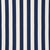 Contemporary Sample - Schumacher Cabana Stripe Indoor & Outdoor Fabric in Navy For Sale - Image 3 of 3