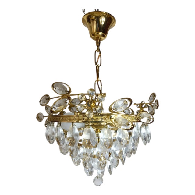 Chandelier by Ernst Palme for Palwa, 1980s For Sale