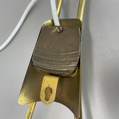 Brass Theatre Wall Sconce Light bin the style of Stilnovo and Gio Ponti, Italy, 1950s For Sale - Image 18 of 18