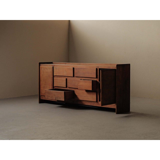 Vintage French Workshop Sideboard in Pine, 1970s For Sale - Image 13 of 18