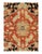 Indo Serapi design rug. Handmade Hand-knotted in fine lambswool. Lamb's Wool on a Cotton Foundation Vegetable Dyed Hand-...