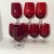 Ruby Red 1960s Ruby Art Deco Water Goblets With Clear Low Rise Stems - Set of 8 For Sale - Image 8 of 8