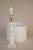1960s Large Hollywood Regency Modern Carrara Marble "Tuscan" Style Column Table Lamp For Sale - Image 11 of 11