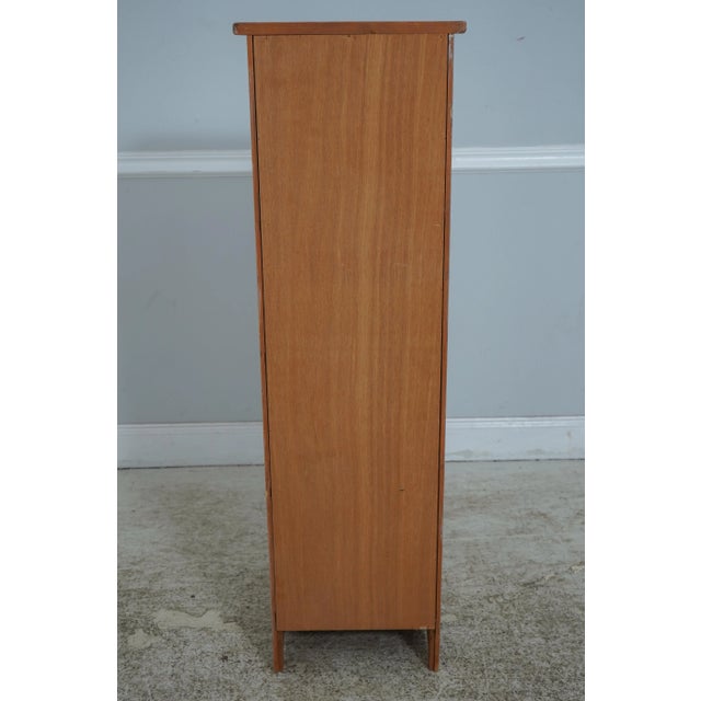 Country Style Hand Painted 2 Door Cupboard Cabinet For Sale - Image 12 of 12