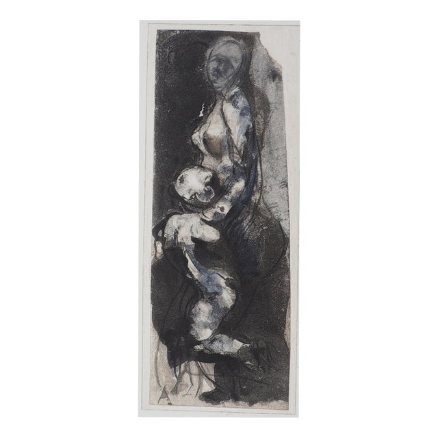 After Auguste Rodin, Nude, Maternal Love, Engraving For Sale