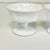1970s Vintage Americana Arts & Crafts Indiana Glass Grape Milk Glass Champagne Coupes/Sherbet Cups - Set of 8 For Sale - Image 10 of 14