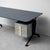 Metal Metal and Blue Leather Arco Desk by BBPR for Olivetti, 1960s For Sale - Image 7 of 12