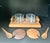 Function meets form.with this Vintage Teak condiment Serving Tray. The beautiful teak wood tray holding two Glass Serving...