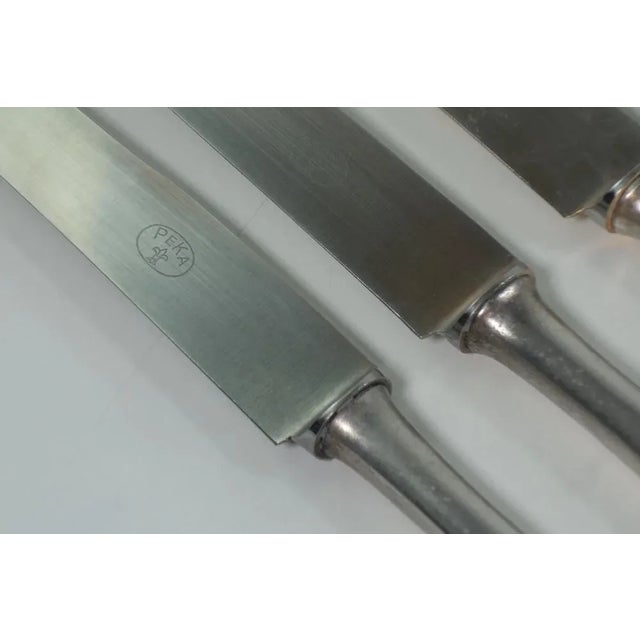 Antique German Cutlery Set from Peka, Set of 24 For Sale - Image 6 of 11