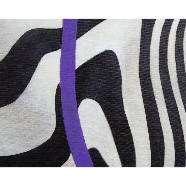 Late 20th Century Late 20th Century Signed “Inclement Weather” Acrylic on Canvas Painting by James Massena March For Sale - Image 5 of 10