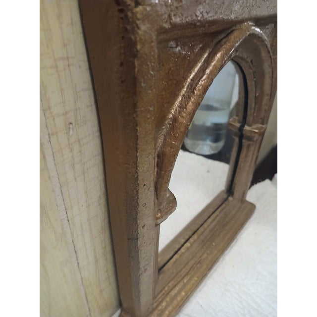 Gothic Vintage Kulicke Collection Replica 15th-Century Italy Gothic Arch Table Mirror For Sale - Image 3 of 5