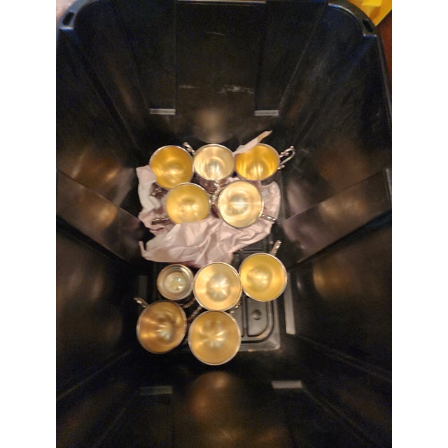 Paul Revere Oneida Silverplate Punch Set For Sale - Image 4 of 7